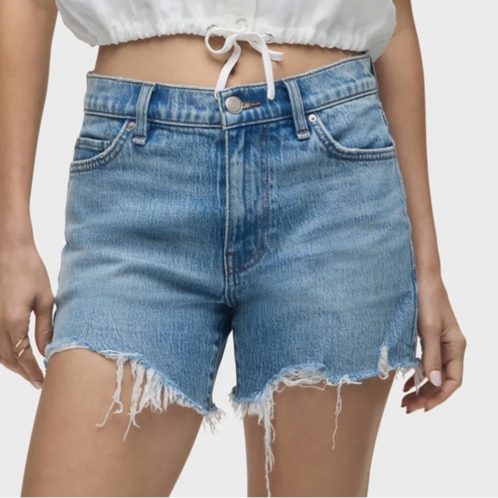 Hudson Distressed Jean Shorts — image 6 of 8